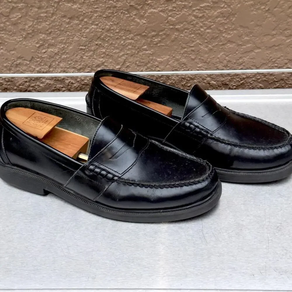 Nunn Bush Black Leather Loafers - Size 11 W